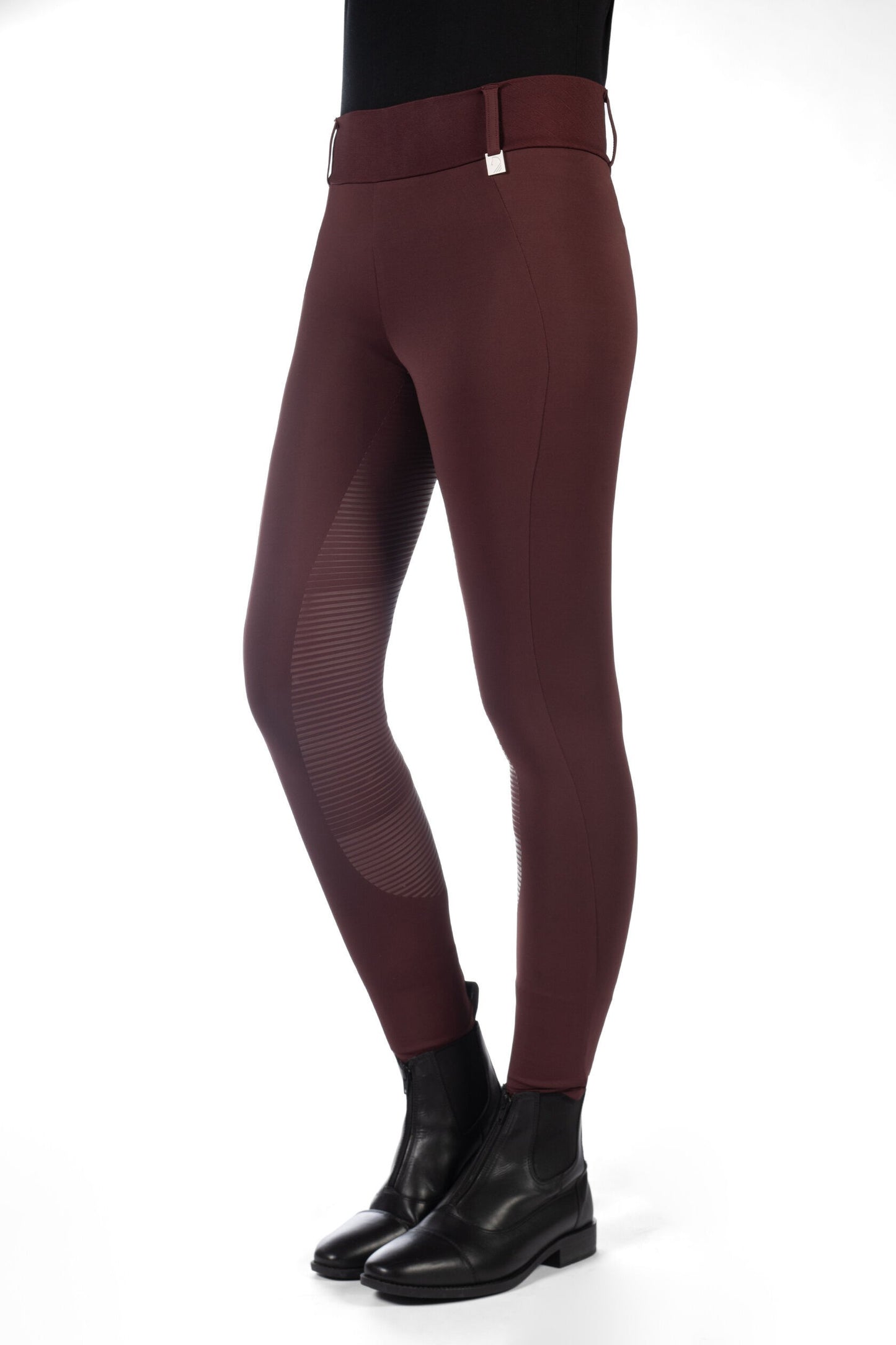 1 HKM Livigno Paardrijleggings siliconen zitvlak