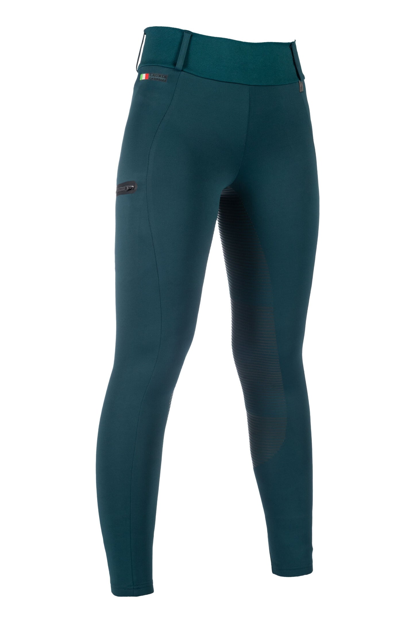 1 HKM Livigno Paardrijleggings siliconen zitvlak