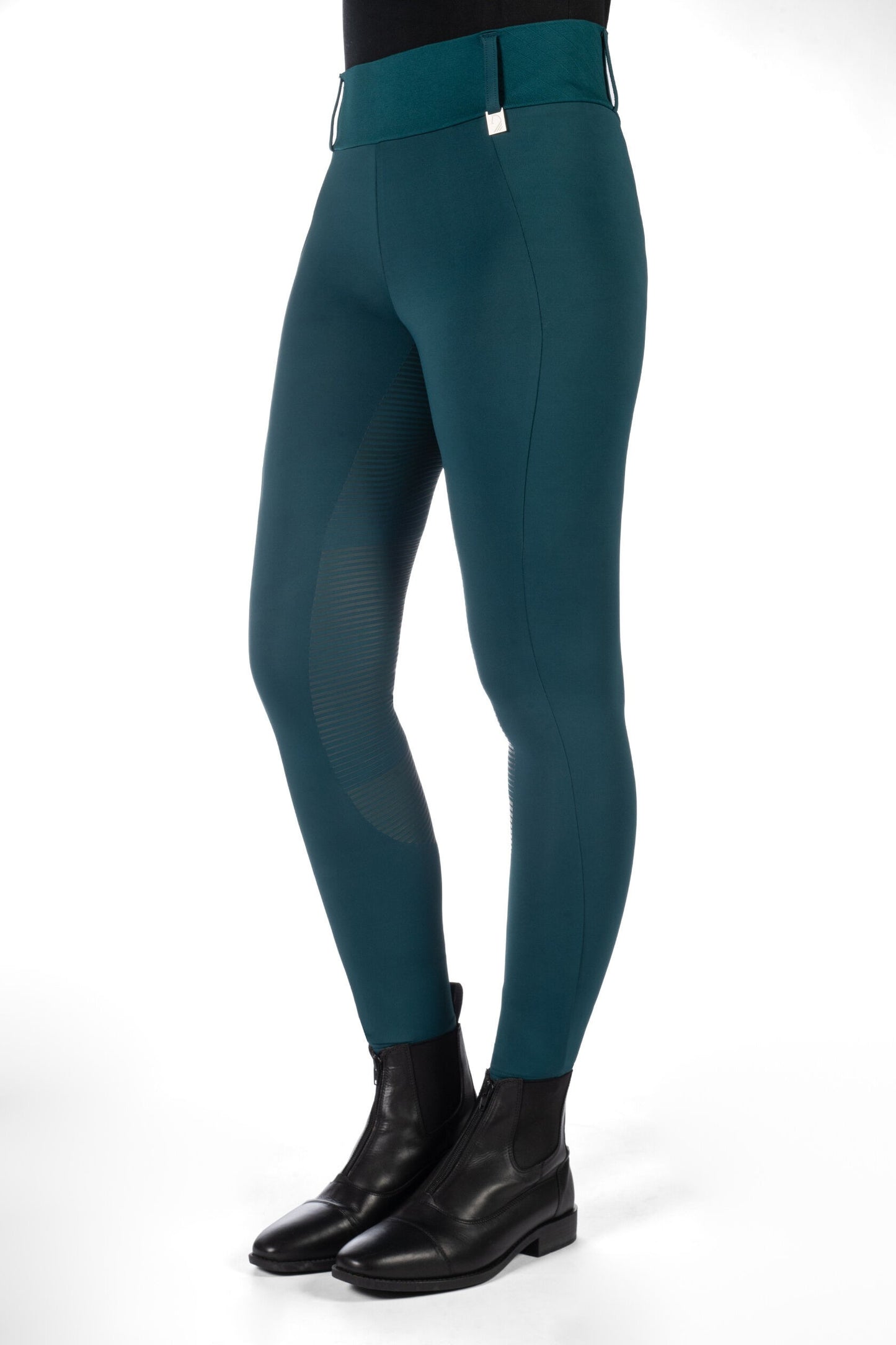 1 HKM Livigno Paardrijleggings siliconen zitvlak
