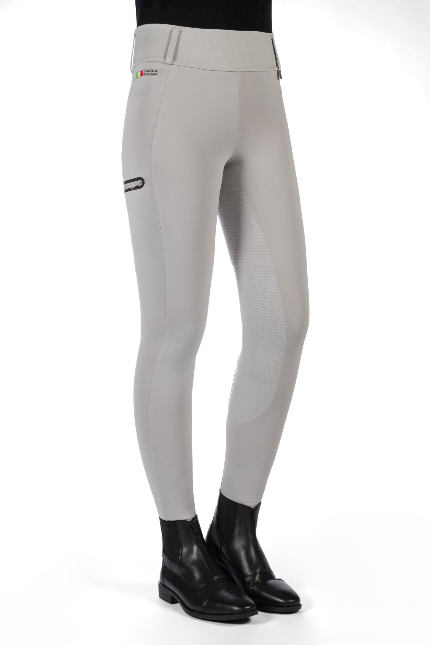 1 HKM Livigno Paardrijleggings siliconen zitvlak