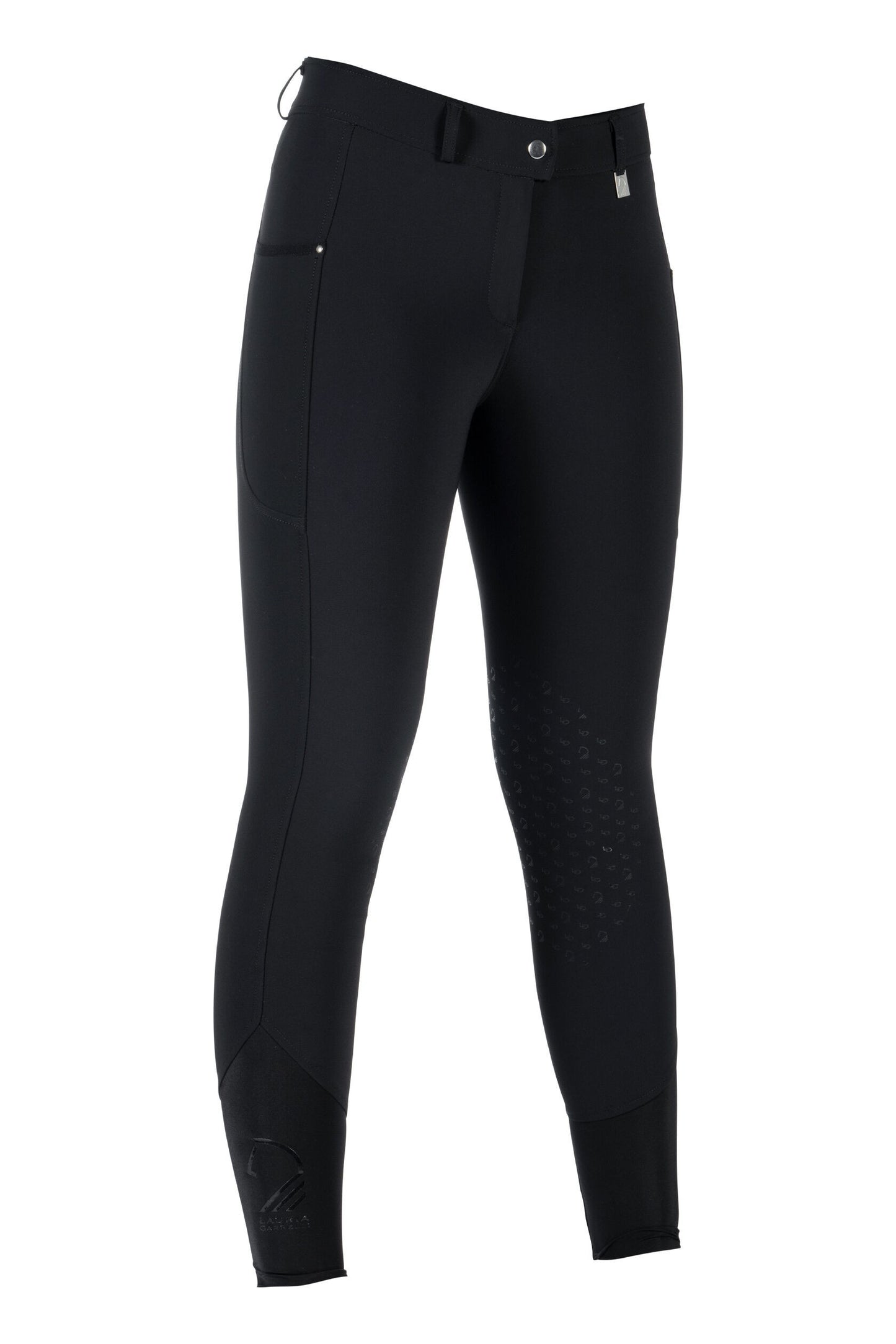 1 HKM Livigno Dames Rijbroek, siliconen knievlak