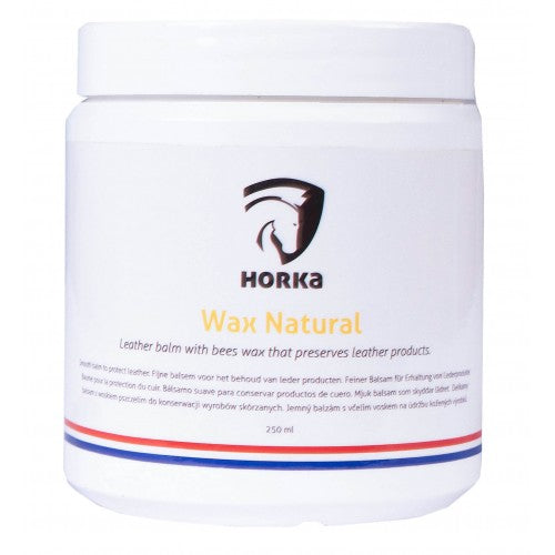 Horka Lederbalsem naturel of zwart 250ml 