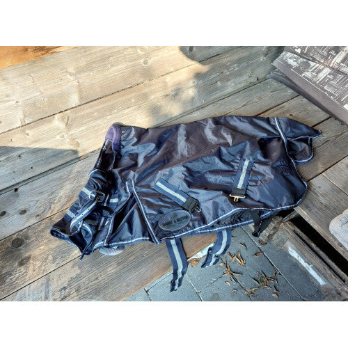 UITVERKOOP HB Shetlander regendeken blauw met fleece voering maat 95