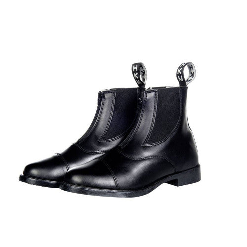 HKM Jodphur schoenen London, leer met veter en rits maat 34-45