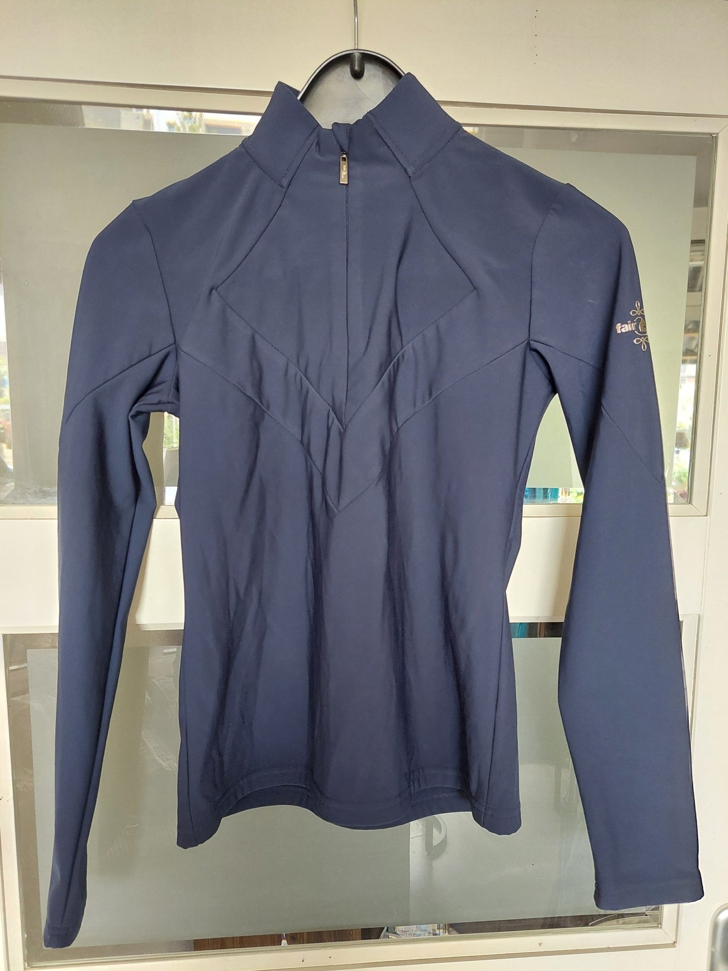 Sale Fair Play Wintershirt langemouw blauw maat S/36