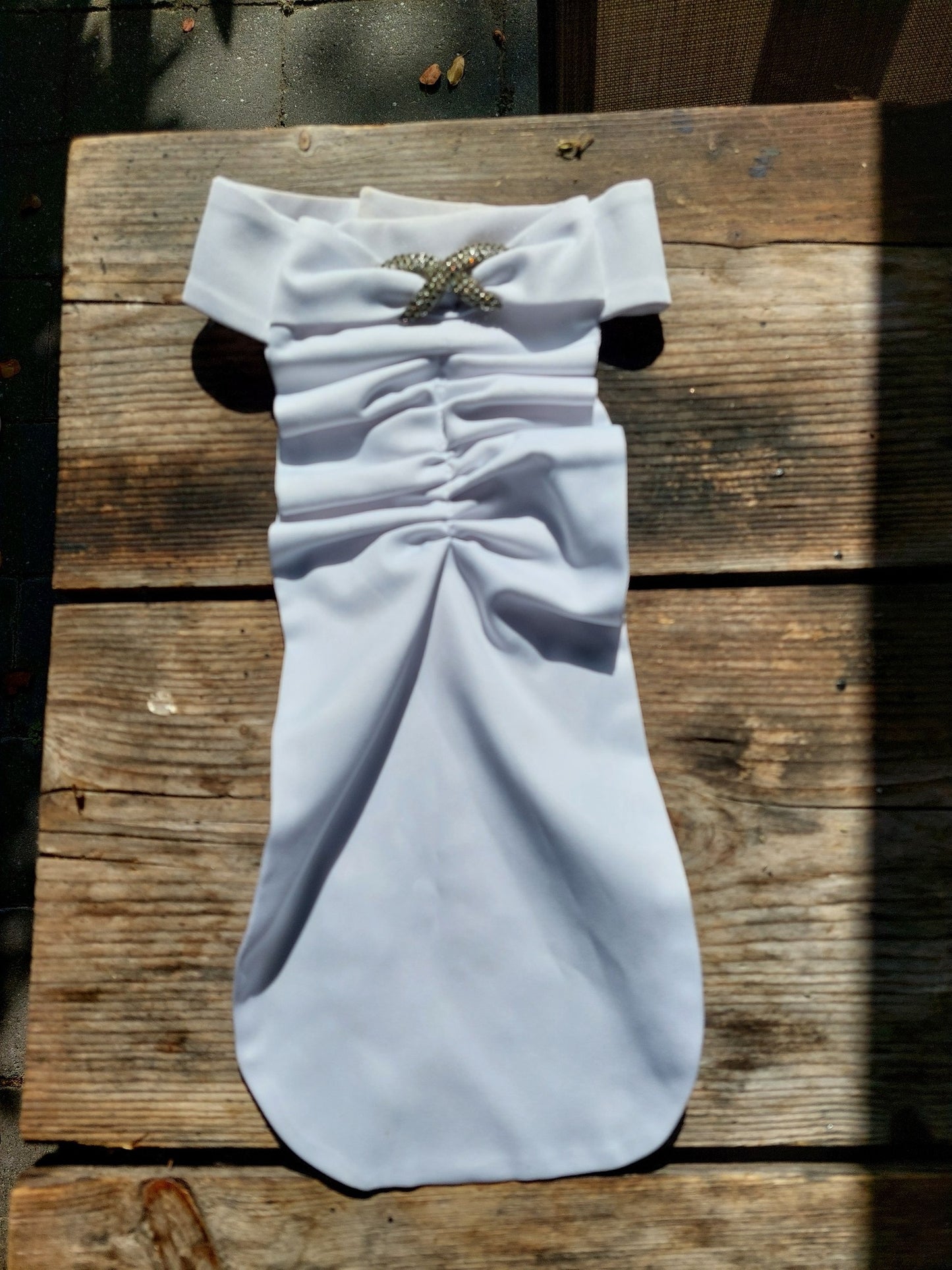 Sale Fair Play Plastron grove x steen, zilverkleurig