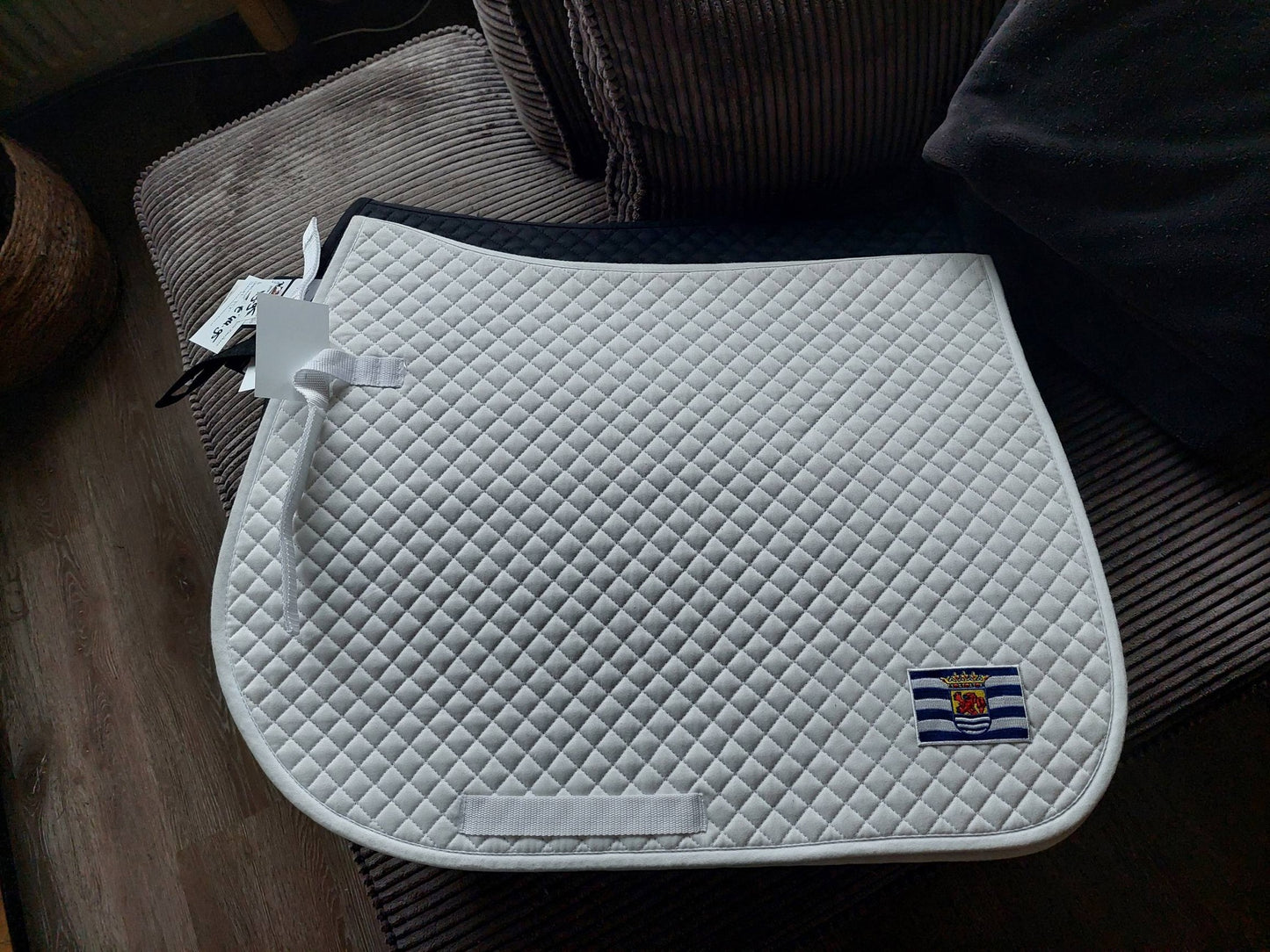 Zeeuws Zadeldekje katoen zwart full dressuur en wit full veelzijdig