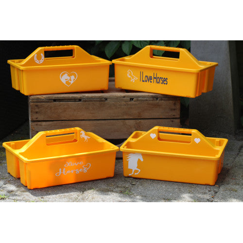 Enige stukken van Joyce Grooming Box borstels zwart met 1 opdruk kleur wit