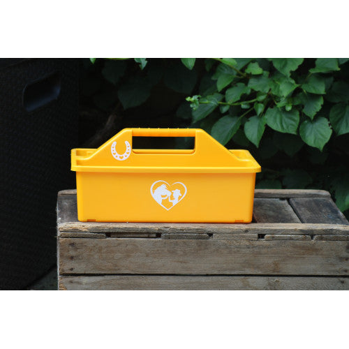 Enige stukken van Joyce Grooming Box borstels zwart met 1 opdruk kleur wit