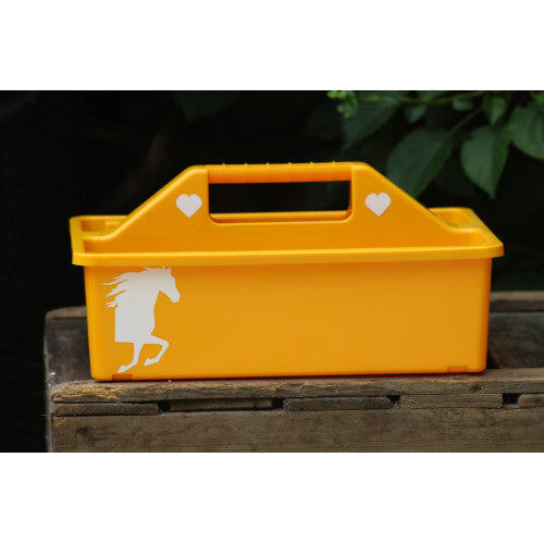 Enige stukken van Joyce Grooming Box borstels zwart met 1 opdruk kleur wit
