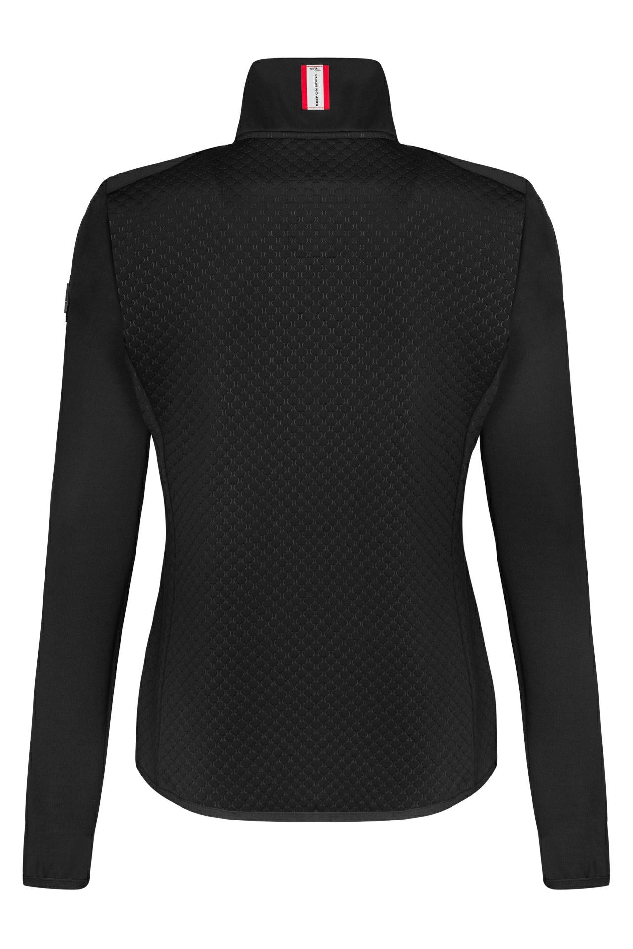 Sale Fair Play set Janessa zwart dames vest en Fair Play rijbroek melrose taupe maat 42