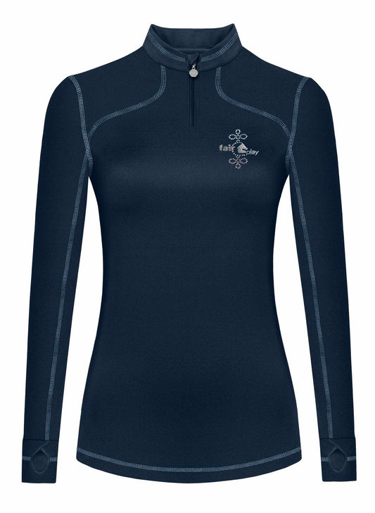 Sale Fair Play shirt Karolina navy maat 36