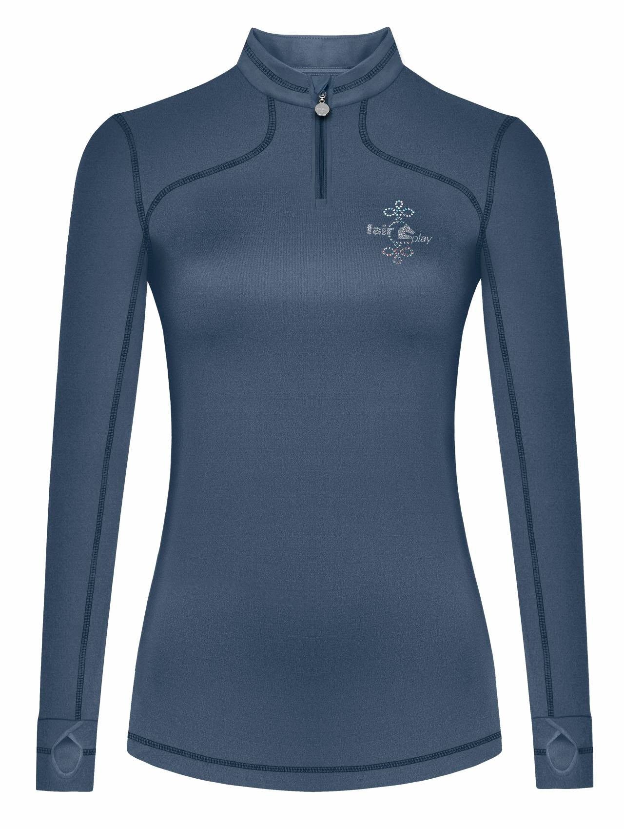 Sale Fair Play shirt Karolina steelblauw maat 36
