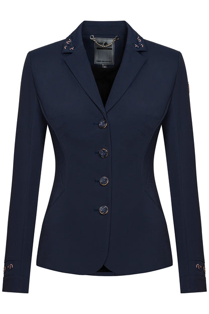 Sale Fair Play Wedstrijdjasje Taylor chic Rose gold confimesh blauw maat 36