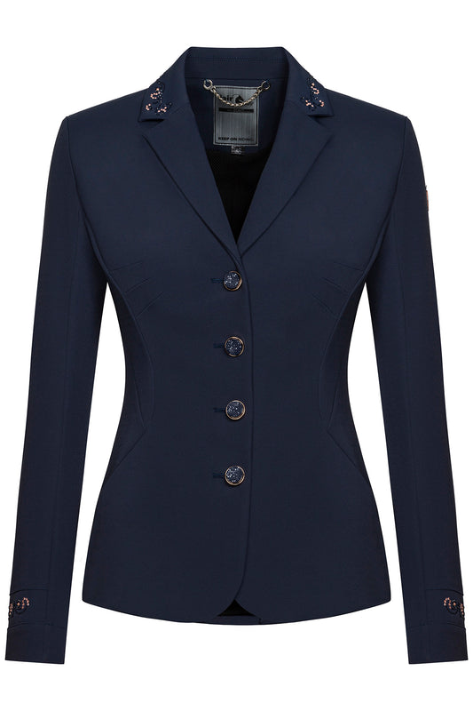 Sale Fair Play Wedstrijdjasje Taylor chic Rose gold confimesh blauw maat 36