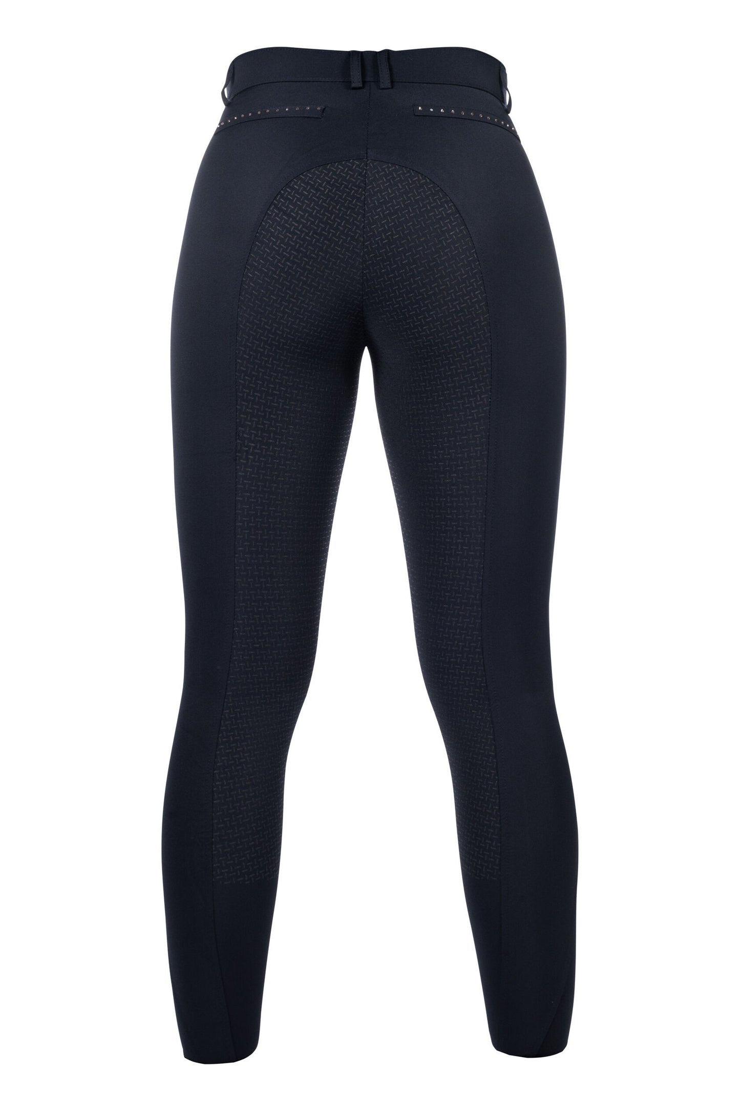 HKM Rosegold Glamour style Dames rijbroek siliconen zitvlak