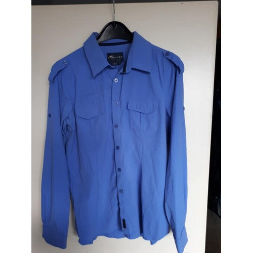 2e hands Mercer Blauwe elastsiche blouse