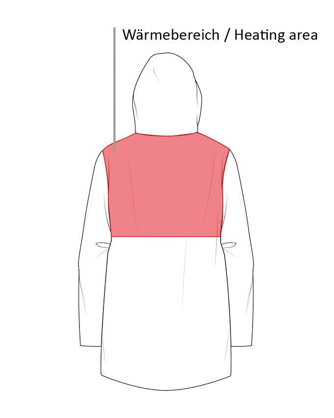 HKM Rijjas heating coat (met geintegreerde verwarmingsfunctie, met power bank )