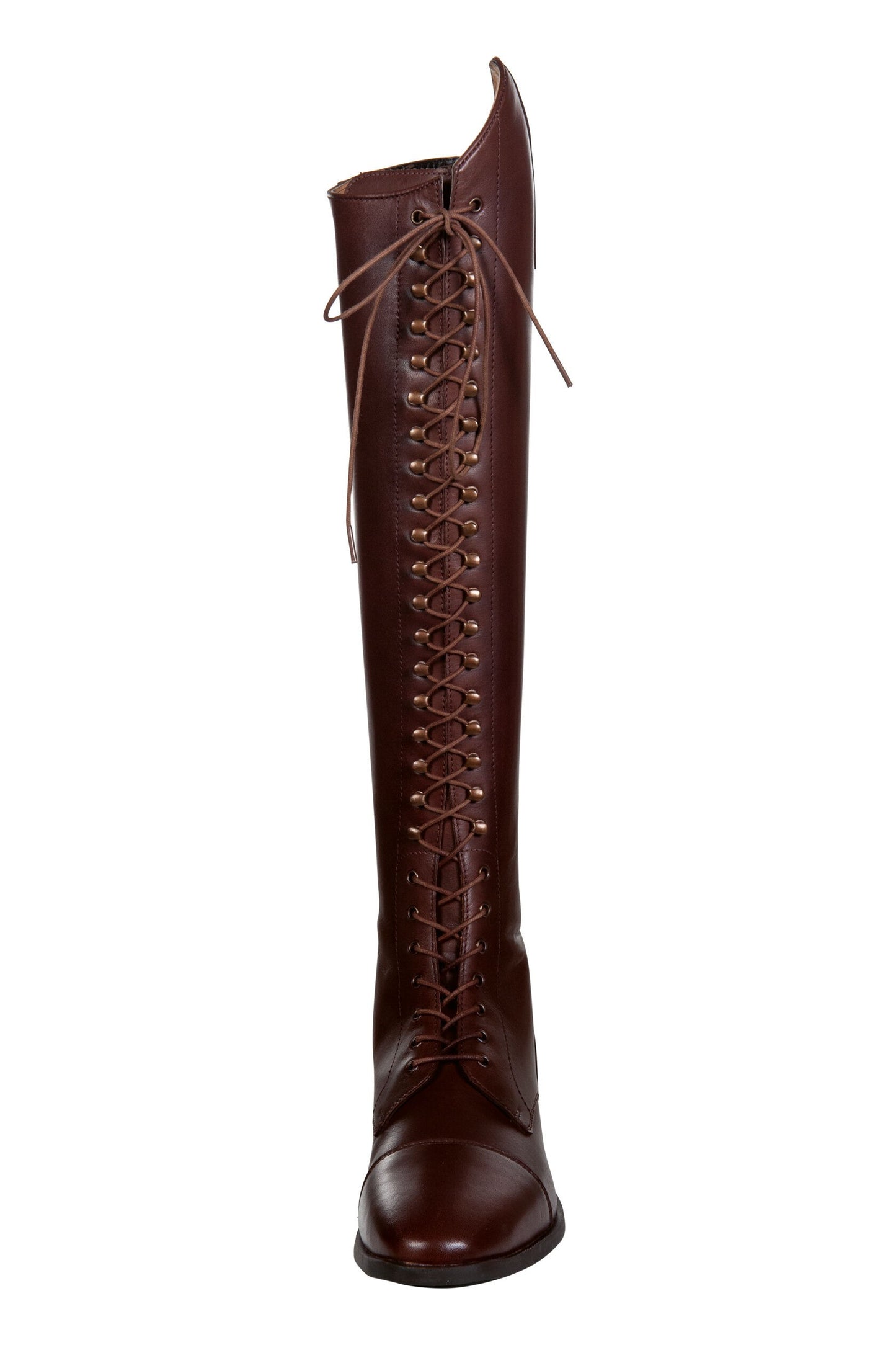 HKM Leren Rijlaars Elegant Lace bruin en zwart