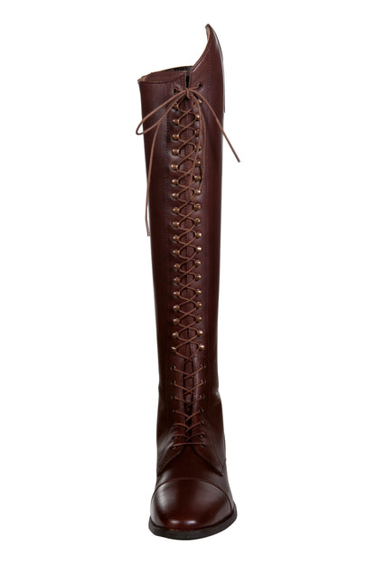 HKM Leren Rijlaars Elegant Lace bruin en zwart