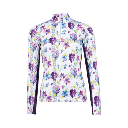 HKM Dames funktionshirt Lilac flower