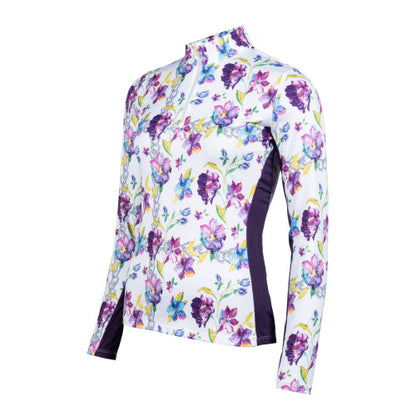 HKM Dames funktionshirt Lilac flower