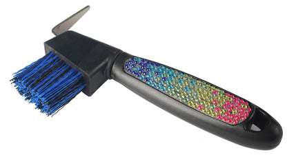 Horka Borstel serie Rainbow afgewerkt met strass steentjes.