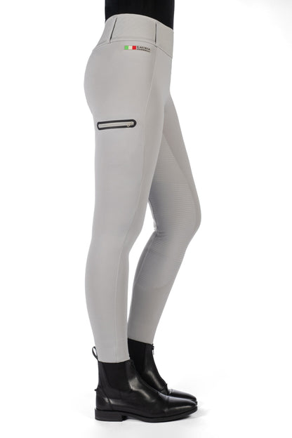 1 HKM Livigno Paardrijleggings siliconen zitvlak