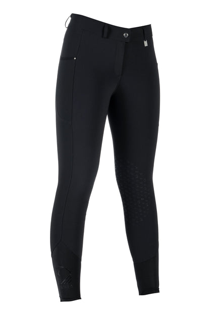 1 HKM Livigno Dames Rijbroek, siliconen knievlak