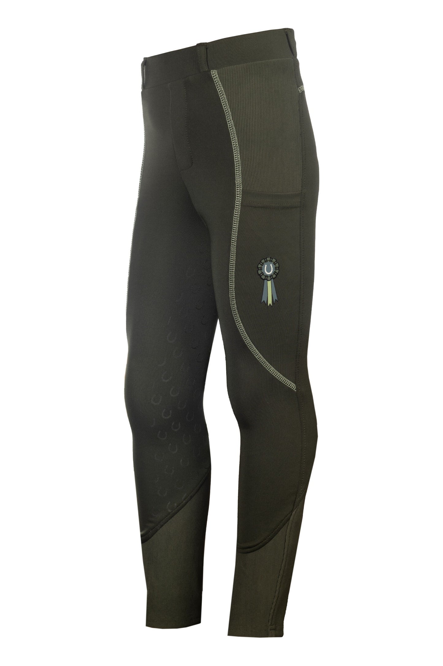 HKM Rijlegging Claire Kids grijs groen maat 134/140