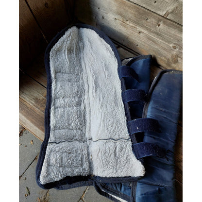 2e hands transport beschermers   set 4 stuks blauw maat paard