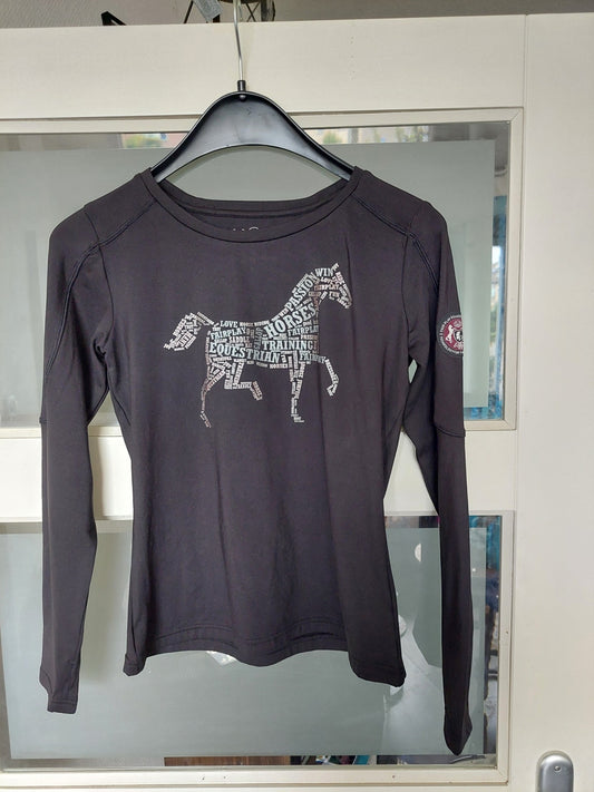 Sale Fair Play Wintershirt langemouw zwart maat S/36
