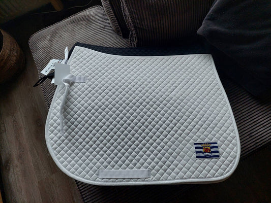 Zeeuws Zadeldekje katoen zwart full dressuur en wit full veelzijdig