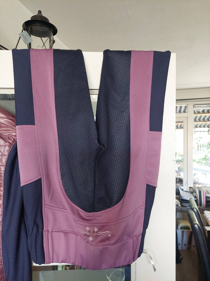Fair Play Trainings set Rijlegging en Bodywarmer Lila/paars-donkerblauw maat 36 50% korting