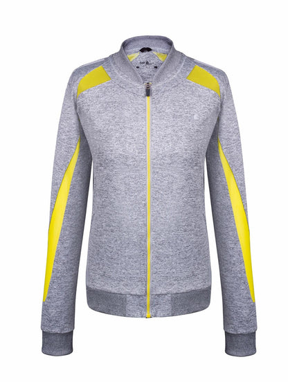 Fair Play Sweatvest Jager grijs/geel