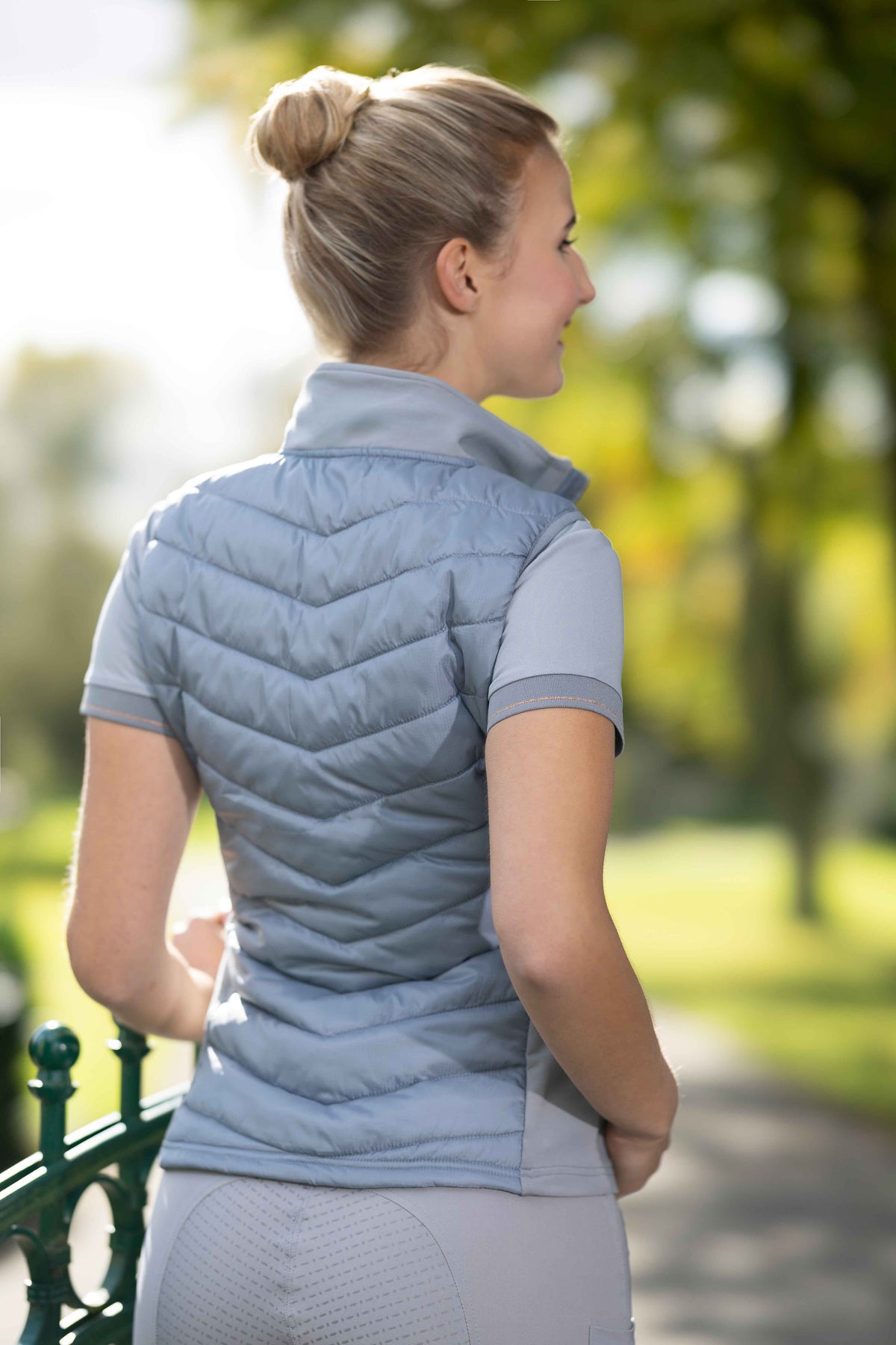 HKM Basis Jersey/nylon bodywarmer