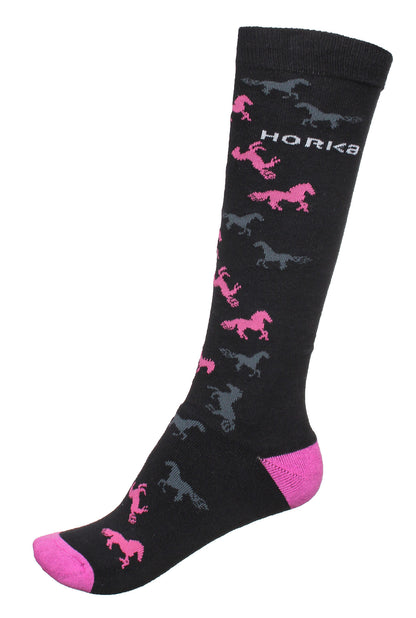 Horka sokken Ruit en Horses